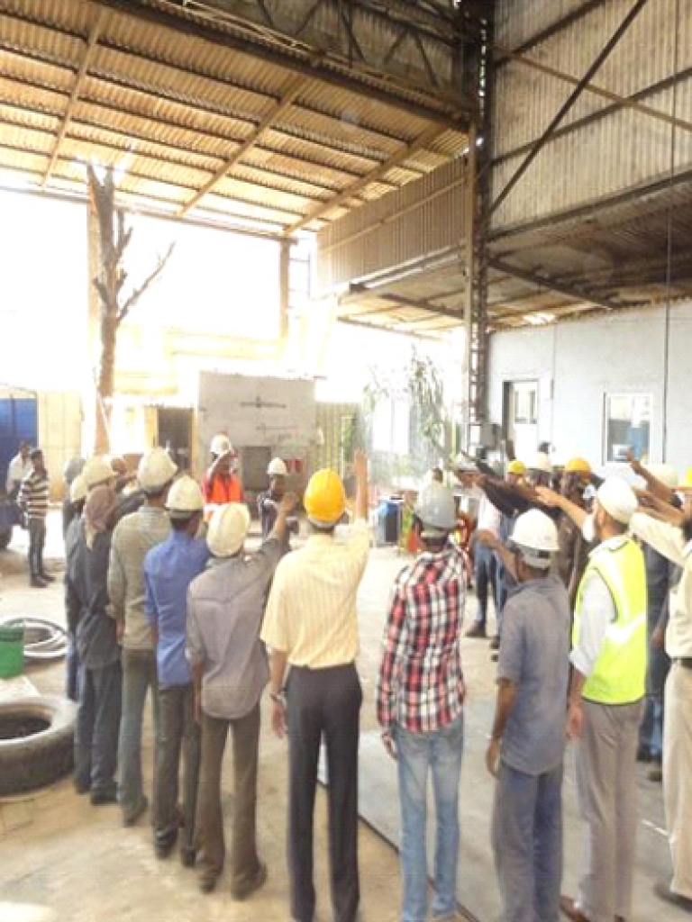 Trainings on all safety related activities